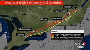 Is a high-speed train in the cards for future Quebec City-Toronto connection?