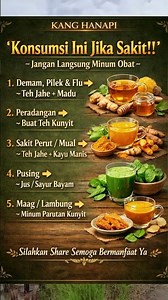 Konsumsi Ini Jika Sakit, Jangan Langsung Minum Obat