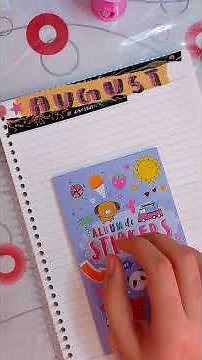 Bullet journaling asmr | easy journal ideas | Aesthetic | Productive study | Hacks