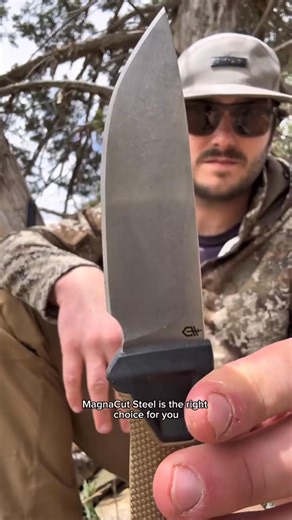 Keep your blade sharper for longer with the superior edge retention of MagnaCut Steel. Now available on the Fastball and StrongArm Camp. #gerbergear #magnacut #fastball #strongarmcamp | Gerber Gear