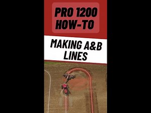 Case IH Pro 1200 How to Set A & B Lines