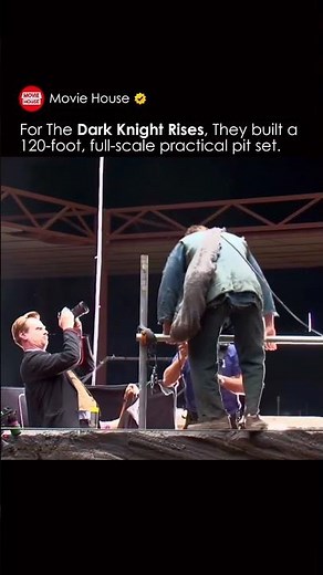 Nolan built a 120 foot, full scale practical pit set for The Dark Knight Rises
