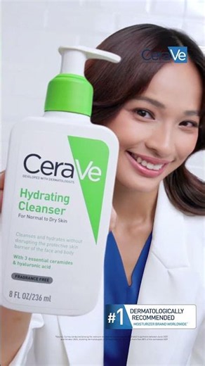 No Tight Feeling, Stronger Skin Barrier! Try CeraVe Hydrating Cleanser