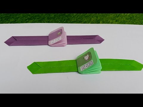 Mini Paper Watch| How to make Paper Watch|Easy Art & Craft|