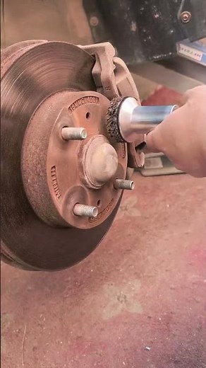 Wheel Hub Rust Removal Tool. #automobile
