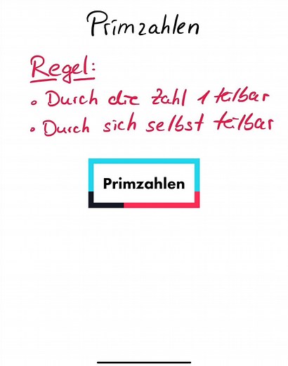 Primzahlen. In diesem Beispiel erkläre ich Dir, wie Du schnell und einfach Primzahlen erkennst. #mathetipps #mathetippsundtricks #primzahlen #primzahl #primzahlenfaktorzerlegung #mathe #mathematik #mathematiklernen #mathegenie #mathehilfe #mathechallenge #mathematikunterricht #mathematisch #mathelehrer #mathefreak #mathetiktok