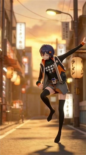 [Over-knee Socks Rin] Want to take a stroll on the streets with you❤️ #zenlesszonezero #zzz