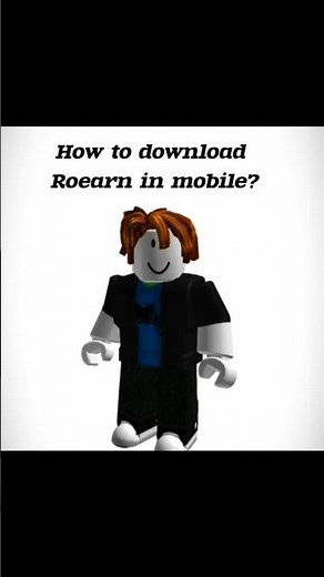 how to open or use roearn in mobile...!!??? 🤫 #roblox #roearn