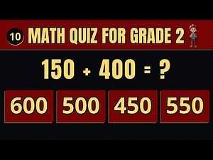Get Ready for Grade 2 Math: 20 Multiple Choice Questions