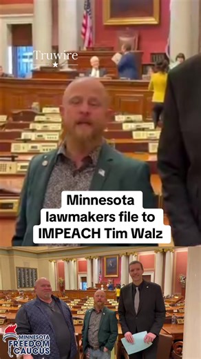 Minnesota lawmakers file to IMPEACH Tim Walz