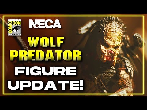 NECA Wolf Predator Ultimate Figure Update @ SDCC 2025