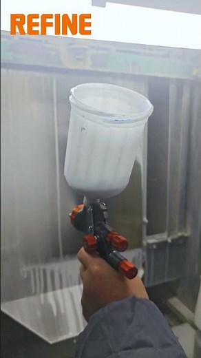 HVLP spray gun testing video