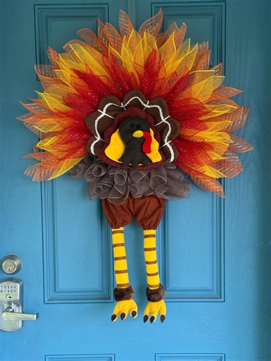 Turkey Wreath - Etsy