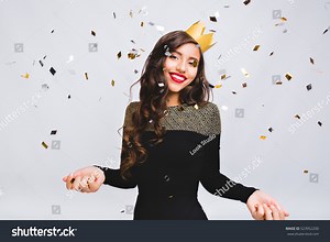 Happy Time Young Smiling Woman On Stock Photo 523952200 | Shutterstock