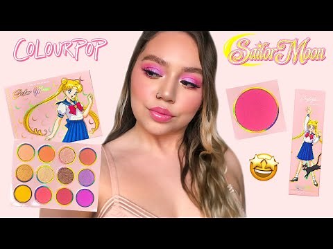 SAILOR MOON X COLOURPOP COLLECTION | SWATCHES, REVIEW + TUTORIAL | Makeupbytreenz