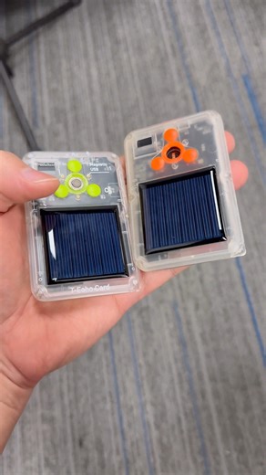 Hack The Board on Instagram: "Solar-powered. Waterproof. Built for the outdoors. Meet T-Echo Card — a low-power IP66 LoRa device with GNSS, 9-axis IMU, mic & speaker, and solar charging. 🟢 Green Button 🟠 Orange Button Two new versions are now available! Perfect for IoT, asset tracking, outdoor & LoRa projects. #LoRa #SolarPowered #IoTDevices #EmbeddedSystems #GNSS #TechReels #MakerCommunity #Electronics #OutdoorTech #LoRaWAN"