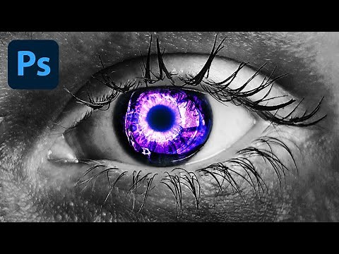 How To Create a Dramatic Purple Eye in Photoshop (Tutorial)