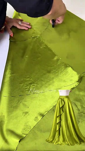 Easy Method for Cutting a Ruffle Skirt Tutorial