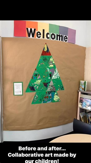 Art installation at Lawrence Library. | Lawrenceville Presbyterian Preschool