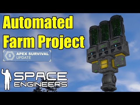 The Automated Farm Project ep2 | Space Engineers (Apex Survival)