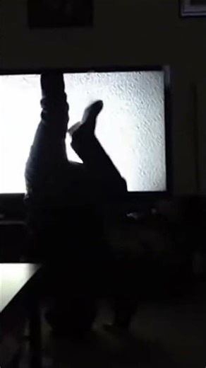 It came out of the TV. Multi-dimensional being? #scarytv #multidimensionalbeing #thering