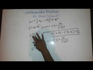 orthonormalization de gram schmidt