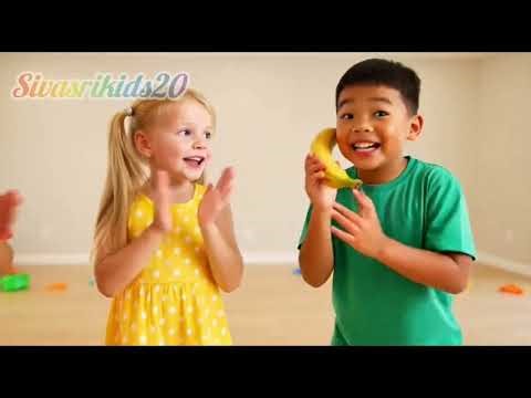 Bananaphone song 🍌 + Apples and Bananas + More sivasrikids Nursery Rhymes for kids songs