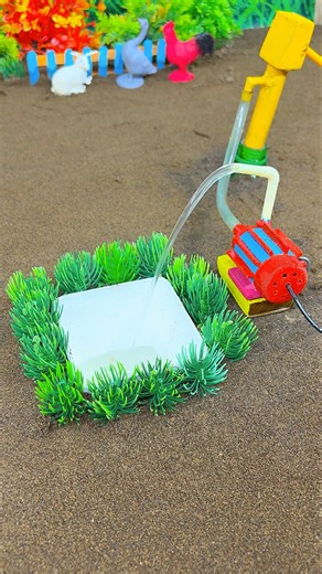 Mini Water Pump for Goat Washing 🚿🐐 DIY Farm Project | #youtubeshorts