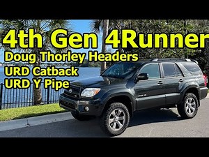 4th Gen 4Runner V8 with Doug Thorley headers, URD Y Pipe, URD catback exhaust