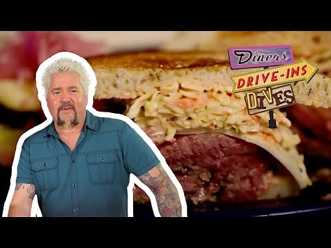 Guy Fieri Eats Real-Deal Pastrami in California | Diners, Drive-Ins and Dives | Food Network