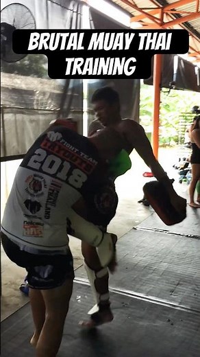 Brutal Muay Thai Training in Thailand