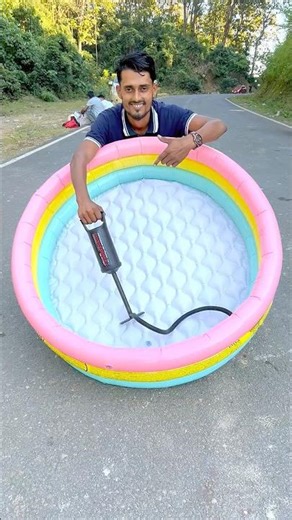 Mini Air Swimming Pool Unboxing & Testing #shorts