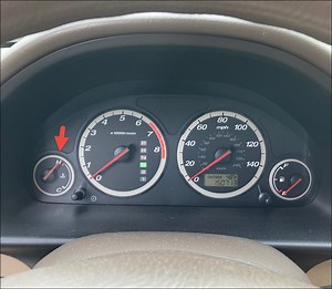 2006 CRV -  Instrument cluster problem.   Temp gauge...
