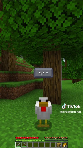 guys I think they like me :D #minecraft #creaturechat #curseforge #minecraftmods #moddedminecraft