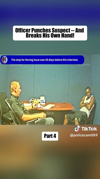 Police Officer's Hand Injury During Suspect Confrontation