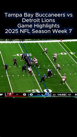 Tampa Bay Buccaneers vs Detroit Lions Game Highlights | 2025 NFL Season Week 7 #Buccaneers #Lions #Week7NFL #NFLHighlights #NFL2025