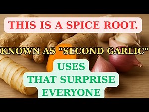 The “second garlic” , a spice root with amazing health benefits!