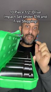 1/2" Drive Impact Socket Set! ️10 metric sizes (8-24mm) + driver tool, plastic case included. Durable, versatile—ideal for mechanics tackling automotive/mechanical projects!  | Mysteriousk.shop | Facebook