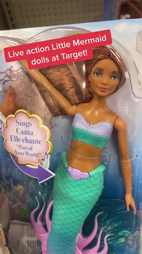 Live Action Little Mermaid Dolls at Target