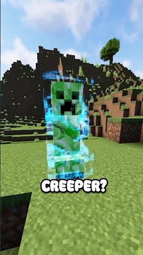 Charged Creepers Are TOO Powerful #minecraft #shorts