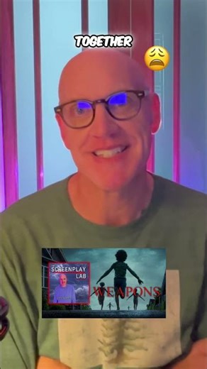 Weapons script vs film #screenwriting #weaponsmovie #horror #filmmaking