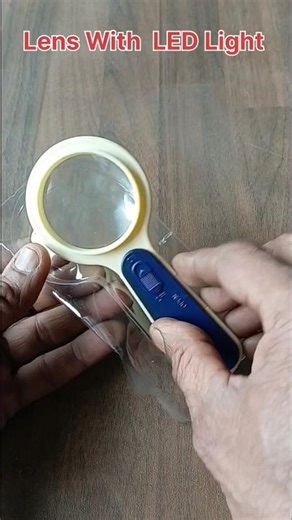 Lens with LED bulb#youtubeshorts #youtube