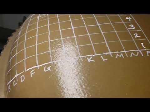 Ultrasonic thickness corrosion mapping grid