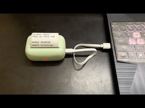 How to Print from Windows PC/Laptop? | SEZNIK NanoX Mini Printer Full Installation Guide ‪@Seznik‬