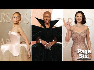 OSCARS 2025 red carpet livestream: See all the celebrity looks