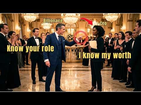 Billionaire Humiliates Black Women CEO at Gala — Then Freezes When She Exposes the Truth