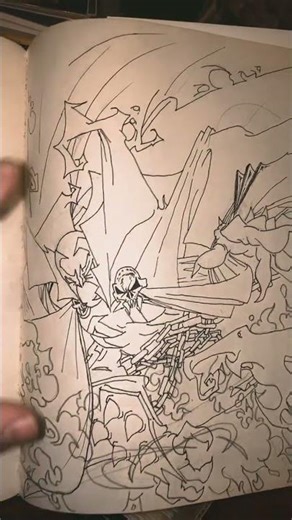 Before AI… I Drew This with My Hands #spawn #realartists #sketch