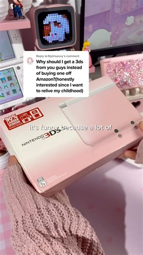 You won’t regret having one😩💕 #videogames #gamergirl #nintendods #switch2 #nintendo #3ds #gaming