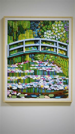 Build your very own "Bridge over a Pond of Water Lilies," with the new LEGO Art set inspired by Claude Monet's 1899 masterpiece from The Met collection. Coming soon. | LEGO