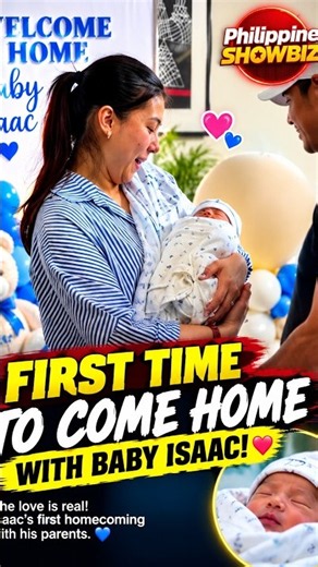 BABY ISAAC FISRT TIME MAKA UWI SA BAHAY NILA ALEX GONZAGA #philippineshowbiz